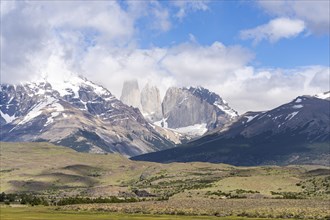 Towers of Paine, Torres de Paine, Magallanes and Chilean Antarctica, Chile, South America