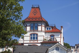 Villa in the Treppenviertel, residential building, Blankenese district, Hamburg, Germany, Europe