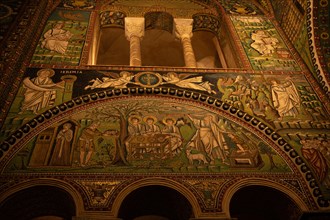 Ravenna mosaics, interior, italy