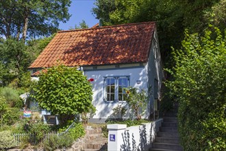 Villas in the Treppenviertel, residential building, Blankenese district, Hamburg, Germany, Europe