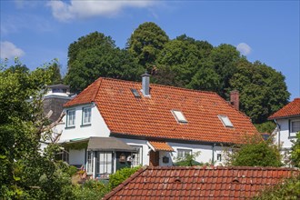 Treppenviertel, residential building, Blankenese district, Hamburg, Germany, Europe