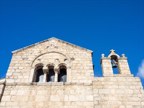 Church bell, Basilica di San Simplicio church in Olbia, Olbia, Sardinia, Italy, Europe