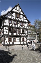 Half-timbered houses, Schmalkalden, Thuringia, Germany, Europe