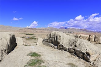 Ruins of the Urartian citadel of Cavustepe, Van, Turkey, Asia
