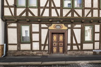 Half-timbered houses, Schmalkalden, Thuringia, Germany, Europe