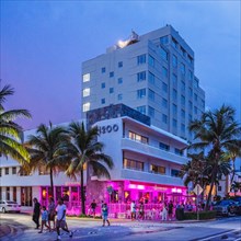 Pink Taco, Ocean Drive, Miami Beach, Florida, USA, North America