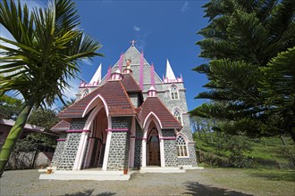 Sacred Heart Church, Pambanar, Kerala, India, Asia