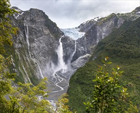 Queulat Glacier, Queulat National Park, Carretera Austral, Aysen del General Carlos Ibanez del