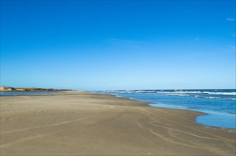 Bojuru beach, deserted beach, south of the state of Rio Grande do Sul, Brazil, South America