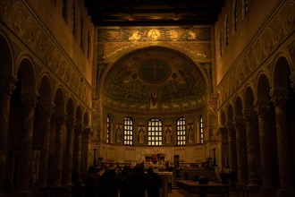 Ravenna mosaics, interior, italy