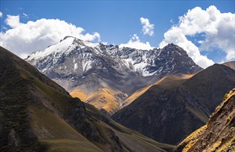 Mountains in the Tien Shan, Engilchek Valley, Kyrgyzstan, Issyk Kul, Kyrgyzstan, Asia