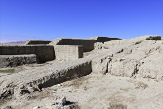 Ruins of the Urartian citadel of Cavustepe, Van, Turkey, Asia