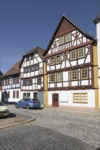 Half-timbered houses, Schmalkalden, Thuringia, Germany, Europe