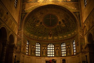 Ravenna mosaics, interior, italy