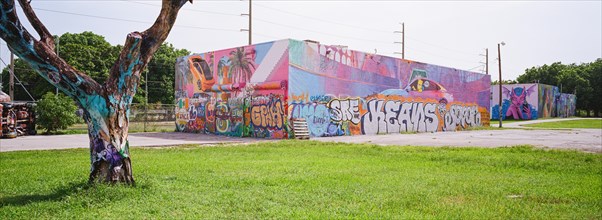 Wynwood Walls Graffiti, 2280 NW 5th Ave, Wynwood, Miami, Florida, USA, North America