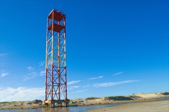 Lighthouse on the beach of Rio Grande do Sul