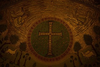 Ravenna mosaics, interior, italy