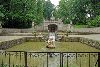 Hellbrunn Palace, Salzburg, Austria, trick fountains, Europe