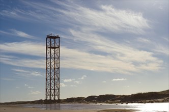 Lighthouse on the beach of Rio Grande do Sul