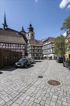 Half-timbered houses, Schmalkalden, Thuringia, Germany, Europe