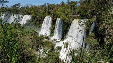 Upper circuit, Iguazu falls, Puerto Iguazu, Misiones, Argentina, South America