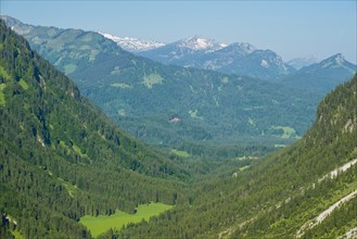 Oytal, a high valley near Oberstdorf, Allgaeu Alps, Allgaeu, Bavaria, Germany, Europe