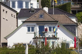 Treppenviertel, residential building, Blankenese district, Hamburg, Germany, Europe