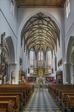 Church of St Martin, Kaufbeuern, Allgaeu, Swabia, Bavaria, Germany, Europe