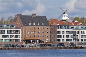 Amanda Mill, building at the Oat, Kappeln, Schlei, Schleswig-Holstein, Germany, Europe