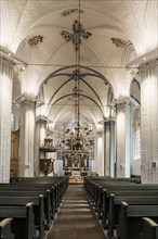 Interior view, Church of St Wilhadi, Stade, Altes Land, Lower Saxony, Germany, Europe