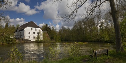 Eippinghoven Mill on the River Erft, Eppinghoven Monastery, Neuss, Lower Rhine, North