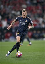 Toni Kroos Real Madrid (08) Action on the ball, Champions League, CL, Allianz Arena, Munich,