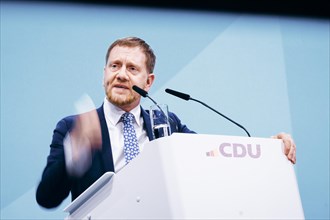 Michael Kretschmer, Minister President of Saxony, photographed at the CDU Germany 2024 party