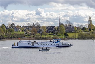 Excursion boat, boat, herring fishing, Rabelsund, Rabel, Kappeln, Schlei, Schleswig-Holstein,