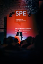 Stefan Loefven, President of the Party of European Socialists, recorded at the Social Democratic