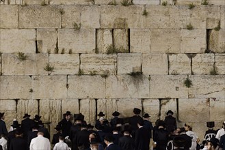 Wailing Wall, Western Wall, Jewish Quarter, Kotel, in the Old City of Jerusalem, Jerusalem, 23.04