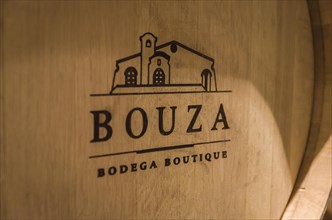 Montevideo, Uruguay, 13th January 2022, Oak barrels from famous Bodega Bouza, winery of fine wines