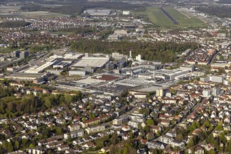 Industrial area with the companies ZF Friedrichshafen, Zeppelin Systems, MTU, Rolls-Royce