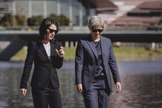 (L-R) Annalena Baerbock (Buendnis 90/Die Gruenen), Federal Foreign Minister, and Penny Wong,