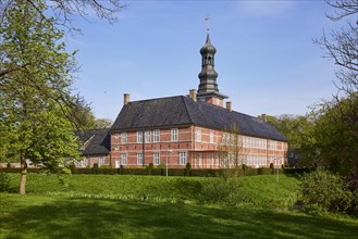 Castle outside Husum, North Friesland district, Schleswig-Holstein, Germany, Europe