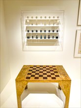 Chess set, Museum of Modern Art MoMa, Midtown Manhattan, New York City