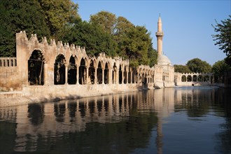 Abraham's Pool where the prophet was thrown into fire by King Nimrod, Sanliurfa, Turkey, Asia