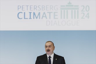 Ilham Aliyev, President of Azerbaijan, photographed during the Petersberg Climate Dialogue in