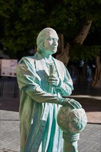 Statue of Christof Columbus, at the Plaza de la Constitucion, San Sebastian de La Gomera, La