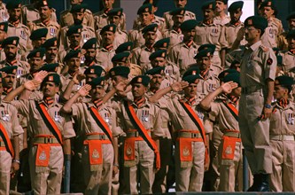 Military, standing to attention, Pakistan day, Pakistan, Asia