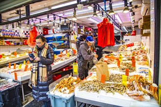Private fish market, Chinatown, Manhattan, New York City
