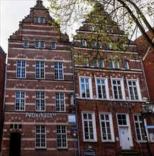 Historic Renaissance houses, Pelzerhaeuser, Pelzerhaus 11 and Pelzerhaus 12, Pelzerstrasse, Emden,