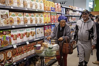 Detroit, Michigan USA, 1 May 2024, Grocery shoppers packed the Detroit People's food Co-Op on its