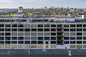 Detroit, Michigan, The abandoned Fisher Body 21 auto factory is being converted to Fisher 21 Lofts,