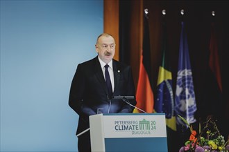 Ilham Aliyev, President of Azerbaijan, photographed during the Petersberg Climate Dialogue in